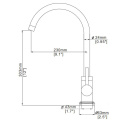 Hot Sale 304 Torneira de cozinha em aço inoxidável Robinet de cozinha Grifo de la Cocina